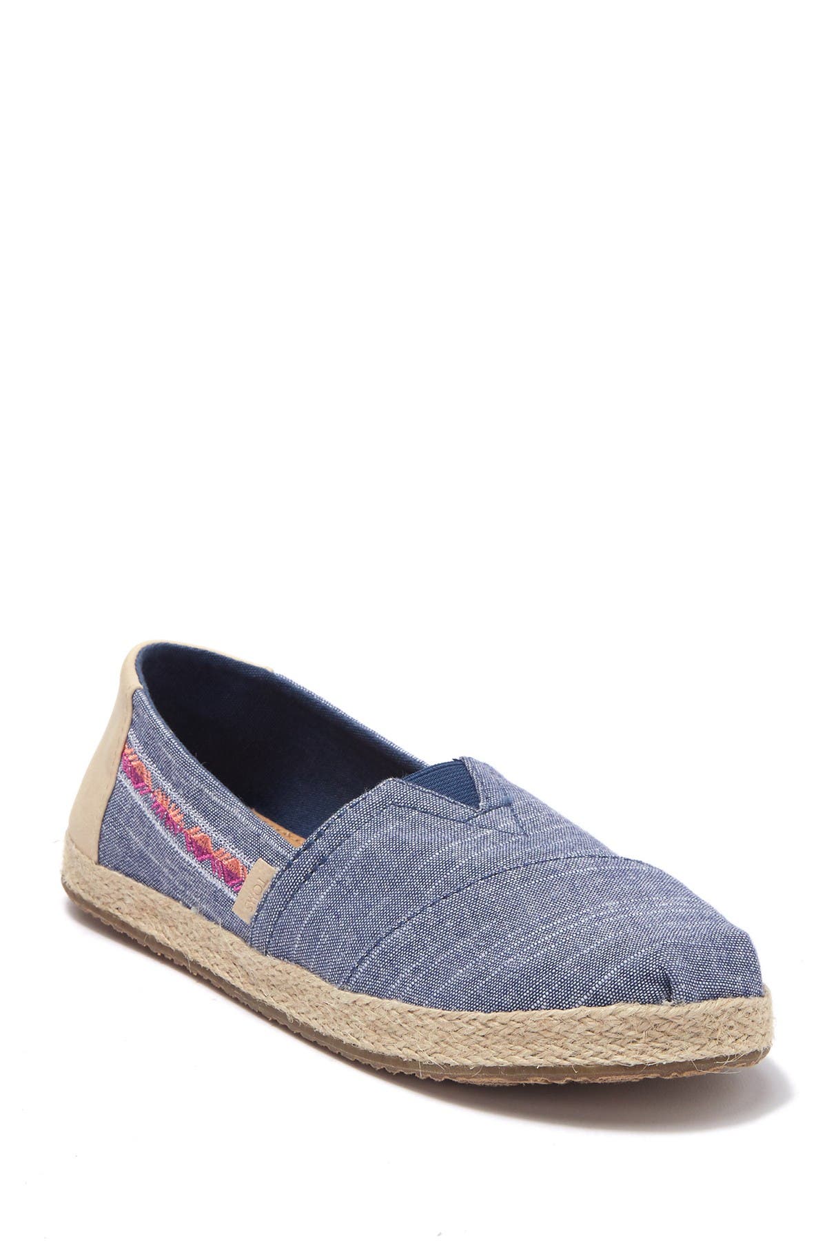 toms alpargata espadrille flat