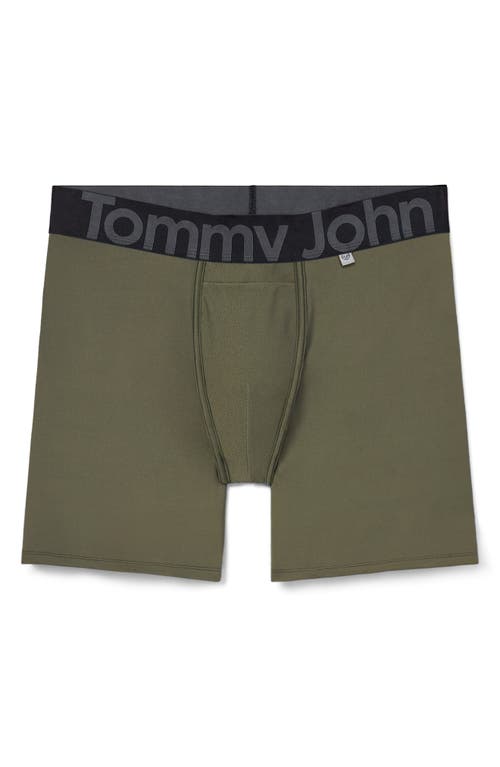 Shop Tommy John 360 Sport 4-inch Hammock Pouch™ Boxer Briefs In Burnt Olive