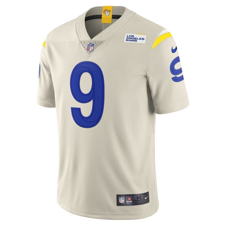 Nike, Shirts, Nike La Rams Mathew Stafford Mens 2xl Bone Official Nfl  Vapor Limited Jersey New