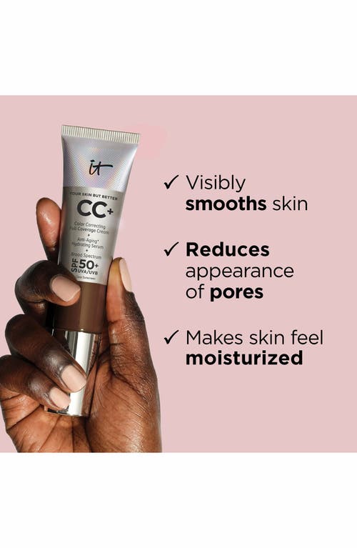 IT COSMETICS IT COSMETICS CC+ COLOR CORRECTING FULL COVERAGE CREAM SPF 50+ 