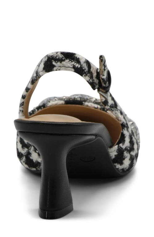 Charles By Charles David Ahava Slingback Heel In Black/white