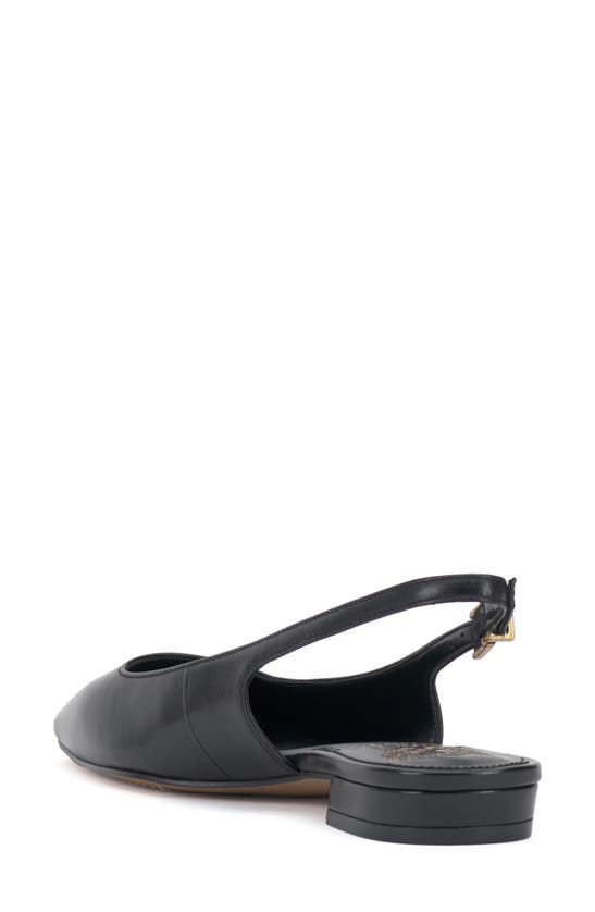 Shop Vince Camuto Sashea Slingback Flat In Black