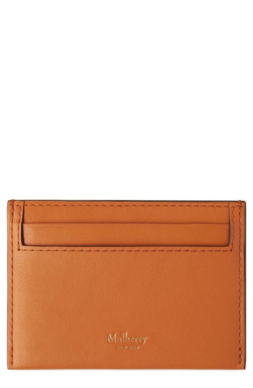 Mulberry Leather Card Case in Sunset at Nordstrom