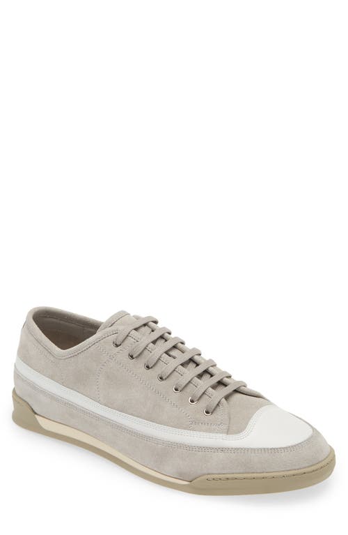 John Lobb Court Low Top Sneaker in Misty/White at Nordstrom, Size 10Us