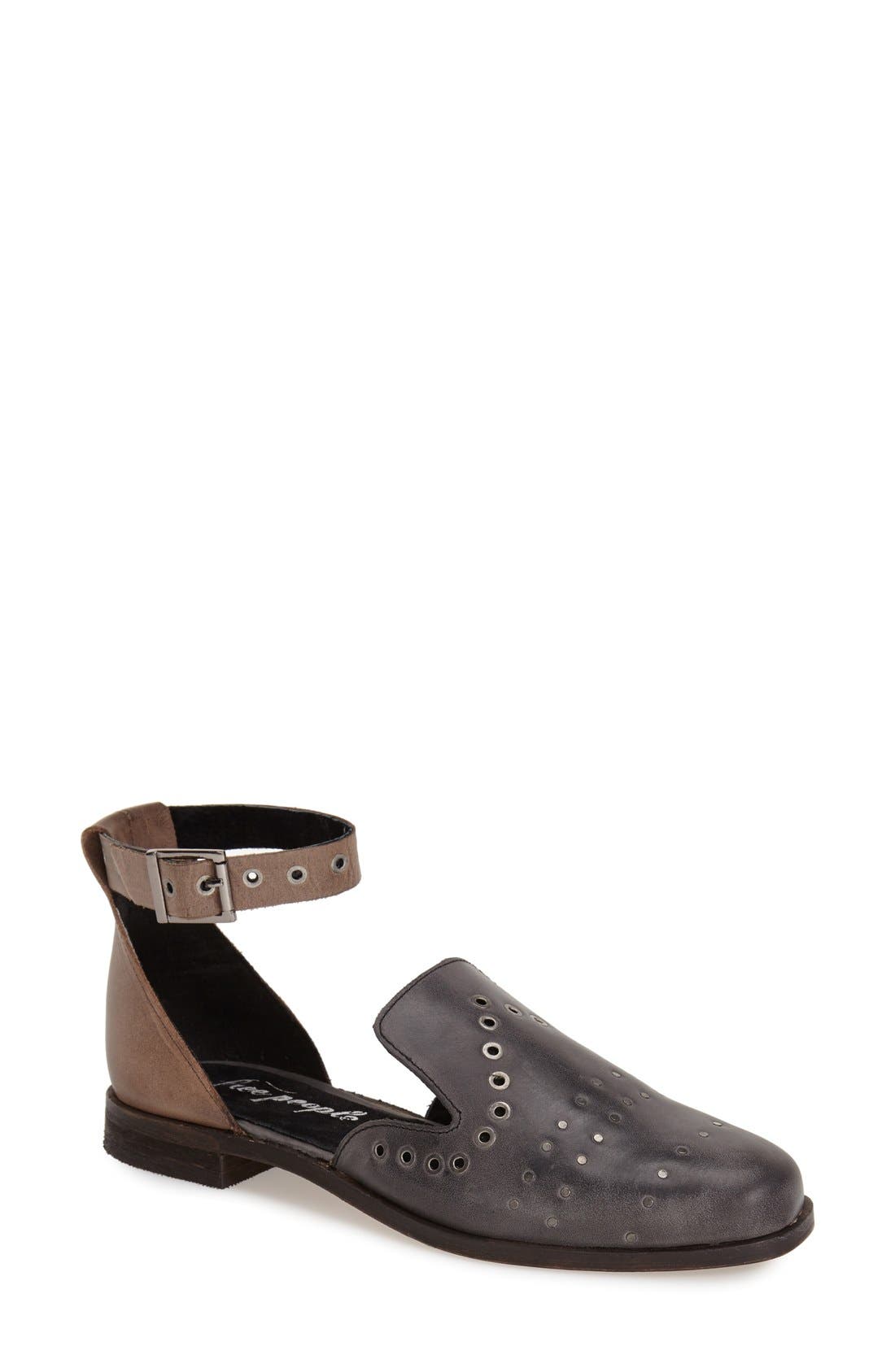 Free People 'Castoni' Ankle Strap Loafer (Women) Nordstrom