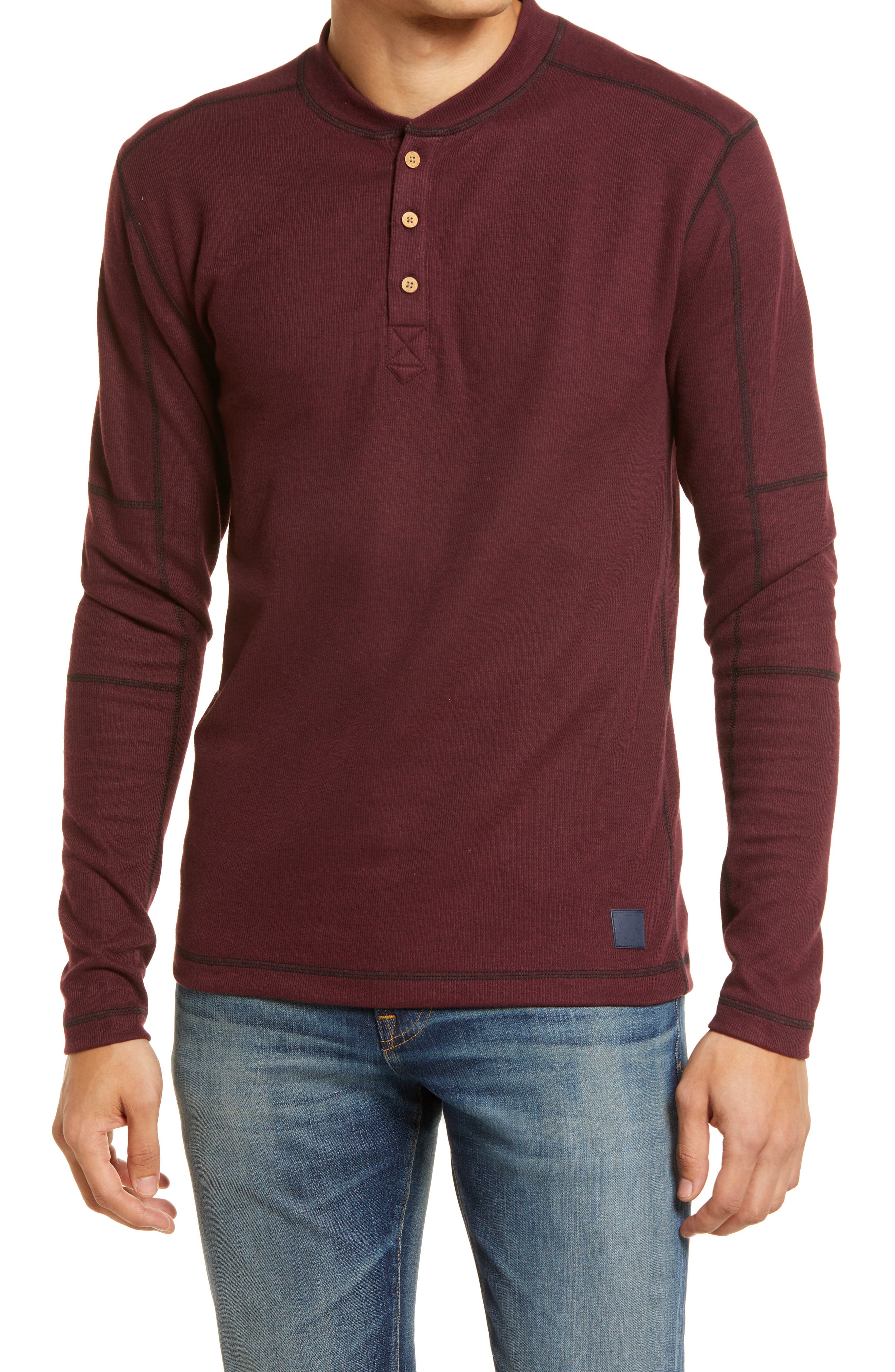 long henley shirt