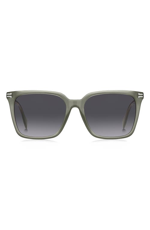 Marc Jacobs 55mm Square Sunglasses In Sage/grey Shaded