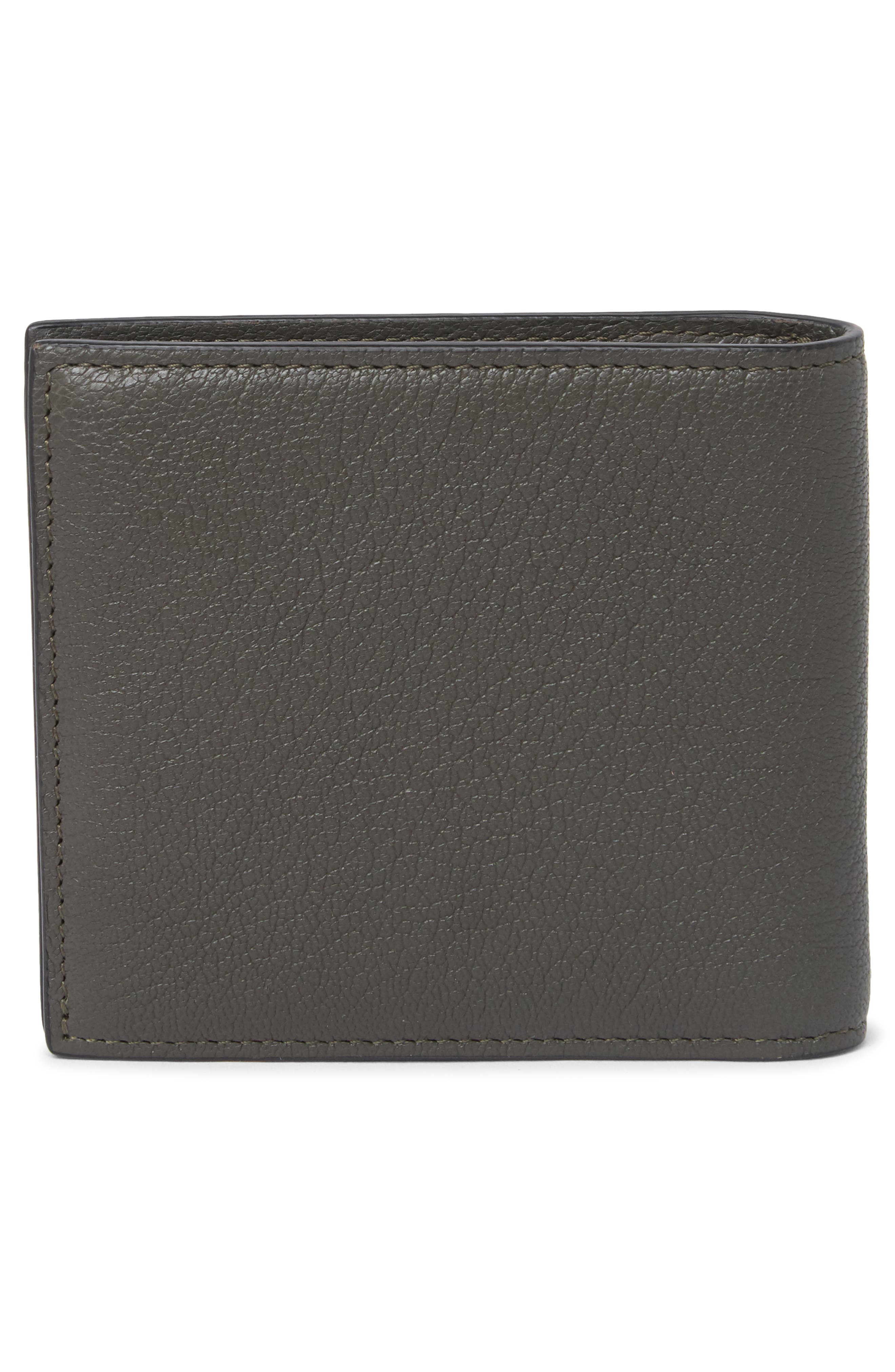 Valentino Garavani Bi-fold Wallet In Olive