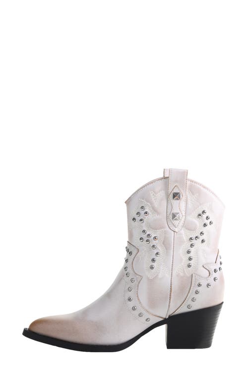 Shop Dirty Laundry Nowhere Pointed Toe Western Boot In Ice