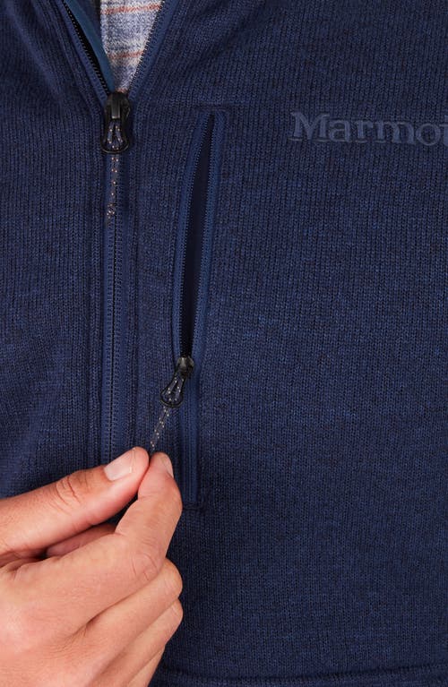 Shop Marmot Drop Line Fleece Jacket<br /> In Arctic Navy