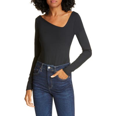 Free People Abbie Bodysuit, Black