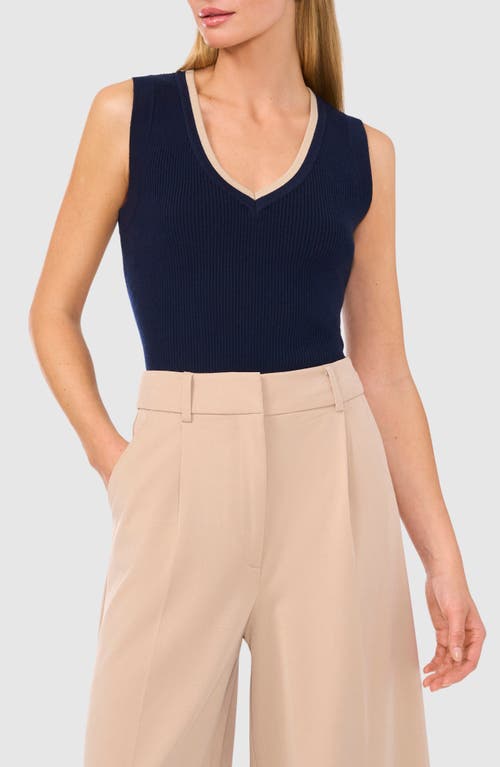 Shop Halogenr Halogen(r) Sleeveless Sweater In Classic Navy Blue