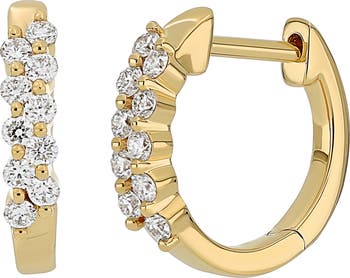 Bony levy diamond hoop 2025 earrings