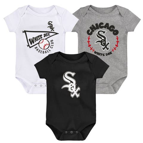 Outerstuff Newborn & Infant White/Heather Gray Pittsburgh Pirates Little Slugger Two-Pack Bodysuit Set at Nordstrom, Size 0-3 M