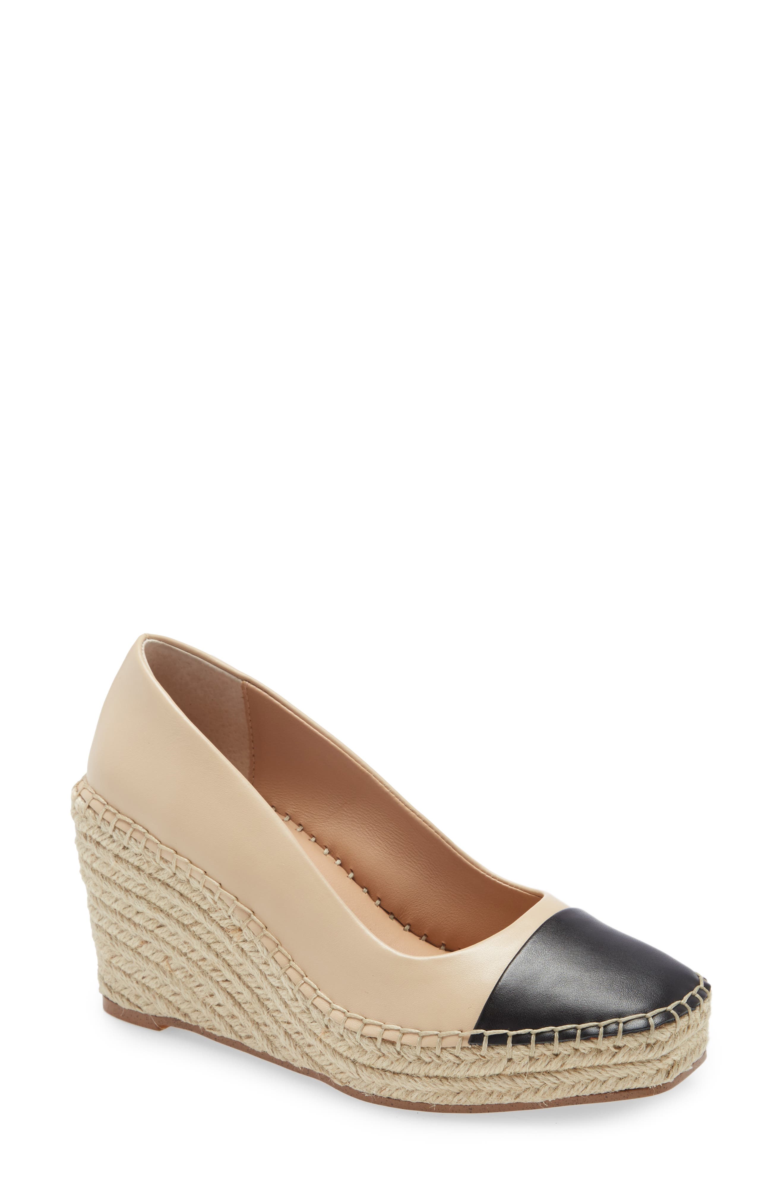 espadrille wedge pump