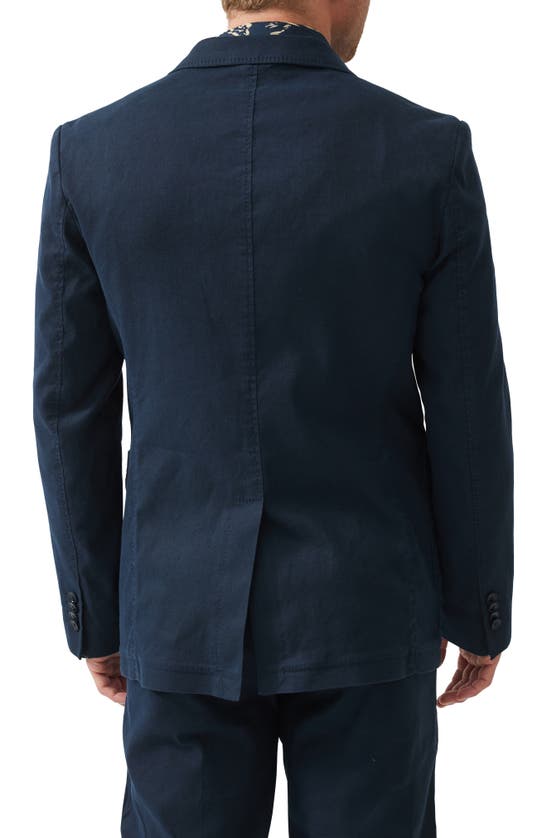 Shop Rodd & Gunn Golden Court Linen & Cotton Sport Coat In Indigo