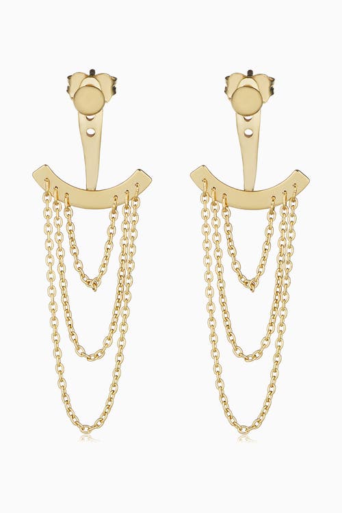 Shop Oradina 14k Yellow Gold Palermo Ear Jackets