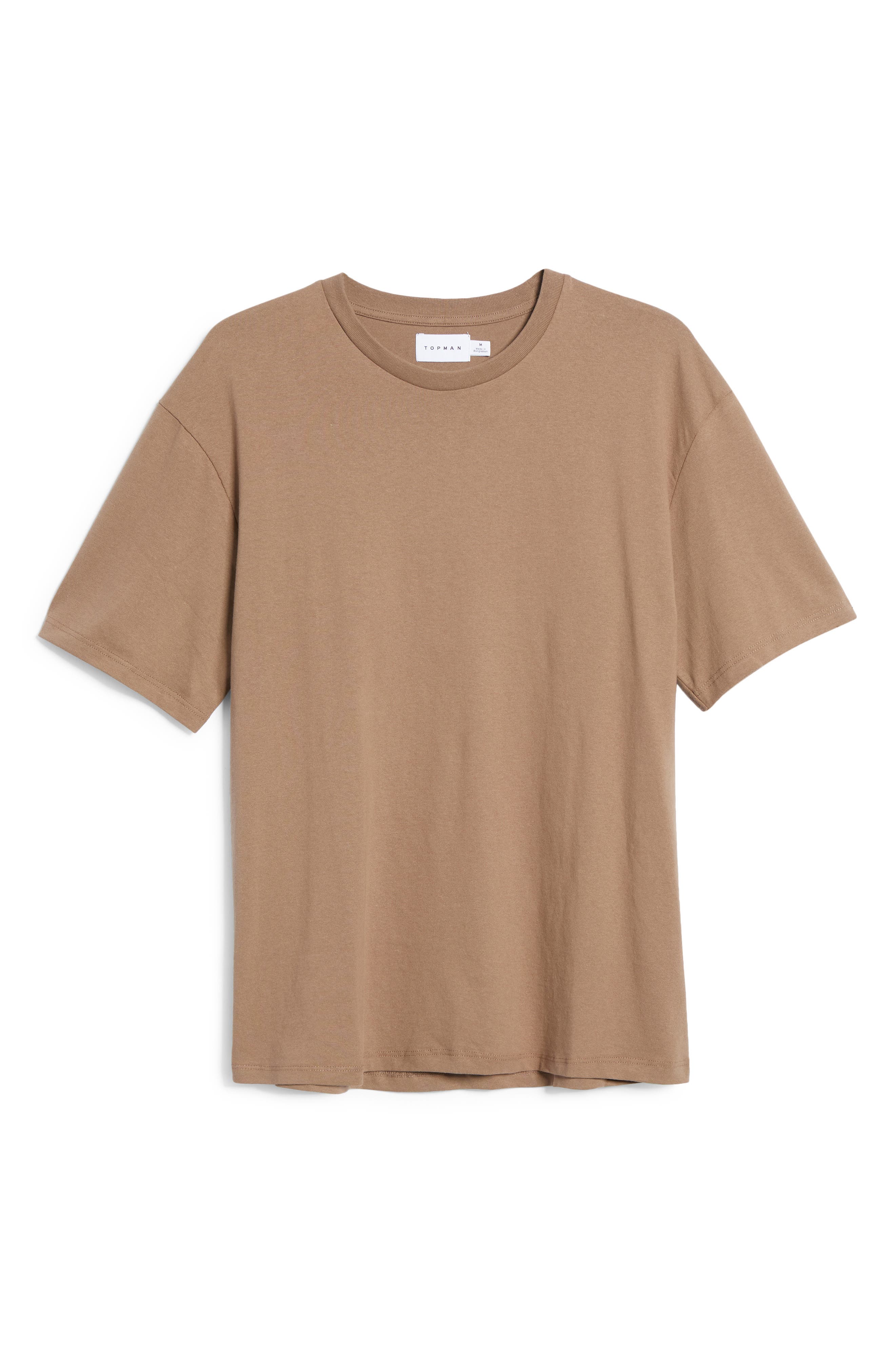 brown tshirt for men