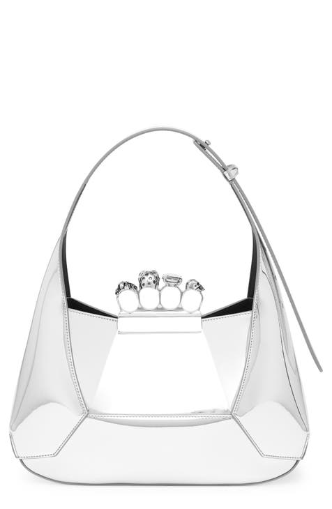 Metallic Hobo Bag W/chain