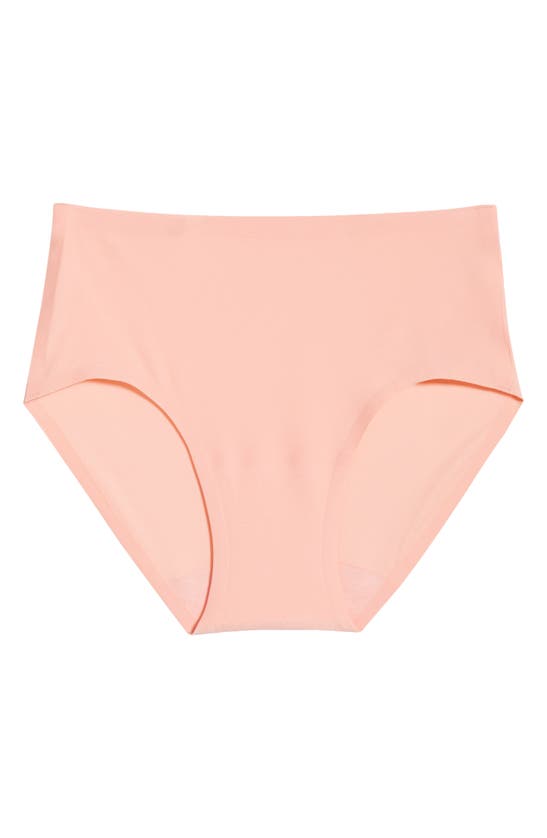 Shop Chantelle Lingerie Soft Stretch Seamless Hipster Panties In Candlelight Peach