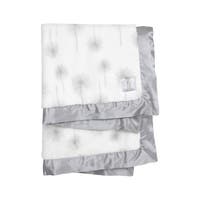 Little Giraffe Luxe Dandelion Baby Blanket (Charcoal)
