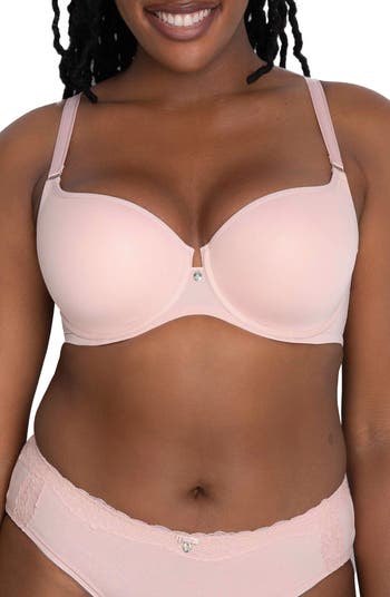 Curvy Couture Perfect Plunge Bra in Bombshell Nude FINAL SALE (25% Off)