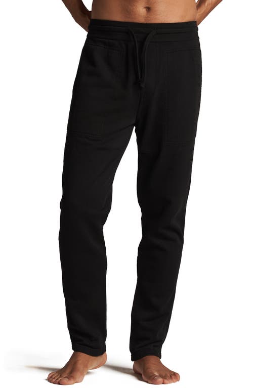 Shop Rowan Brady Terry Sweatpants In Black