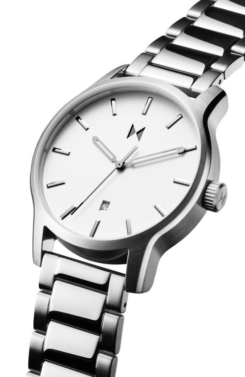 Mvmt Men's Classic Ii Silver Stainless Steel Watch 44mm In Silver