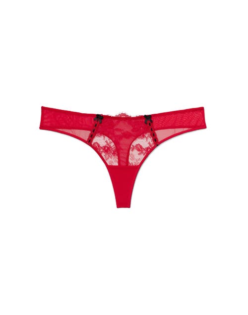 Adore Me Yara Bikini Panties In Dark Red