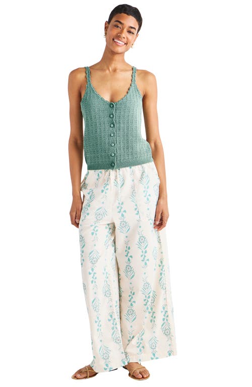 Shop Splendid Poppy Sweater Tank In Lagoon