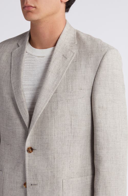 Shop Billy Reid Virgin Wool & Linen Sport Coat In Natural