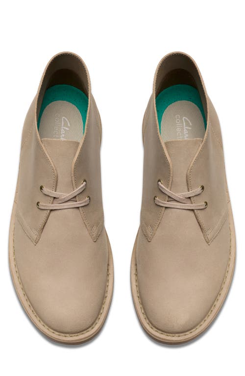 Clarks Buchacre 2 In Beige Suede In Taupe Distressed