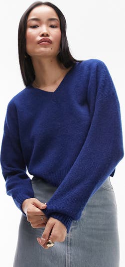 Topshop V Neck Crop Sweater Nordstromrack