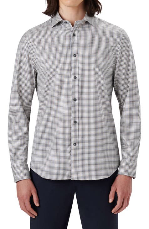 Classic Fit Tattersall Check Woven Button-Up Shirt