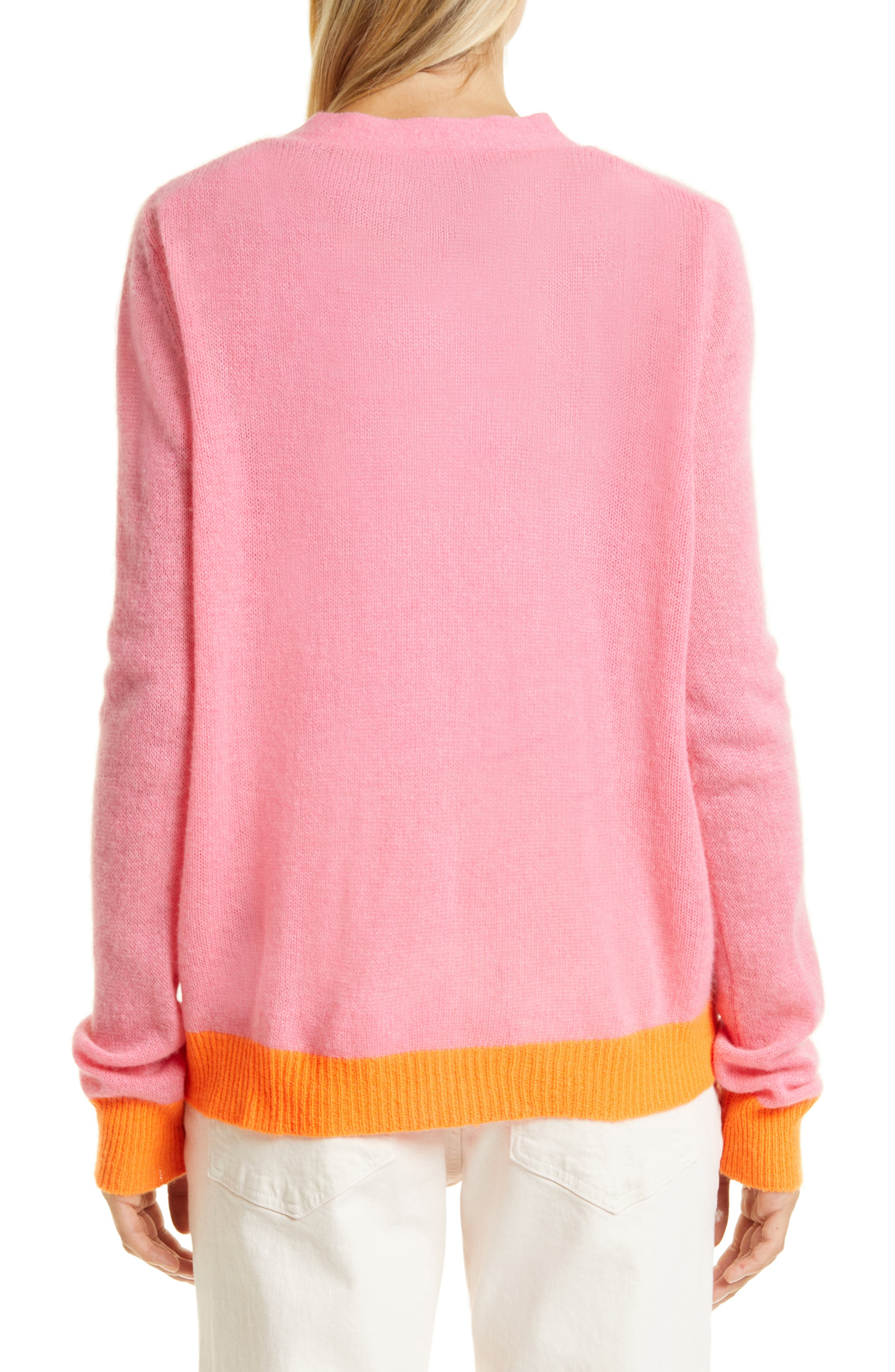 JUMPER 1234 Colorblock Trim Cashmere 