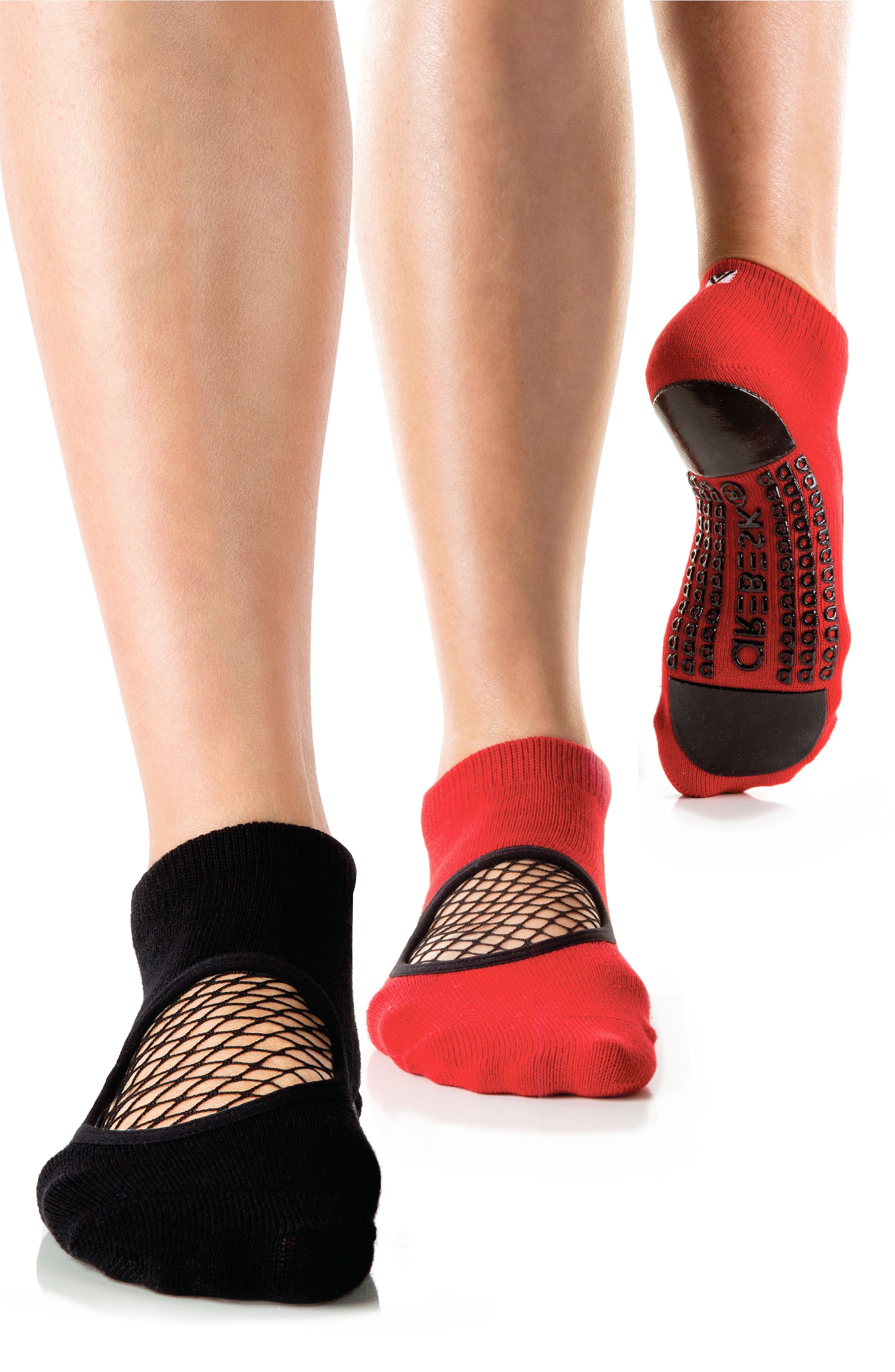 Red/Silver Leg Warmers 2 Pack