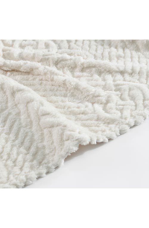 Nautica Declan Sherpa Reversible Throw Blanket In Beige