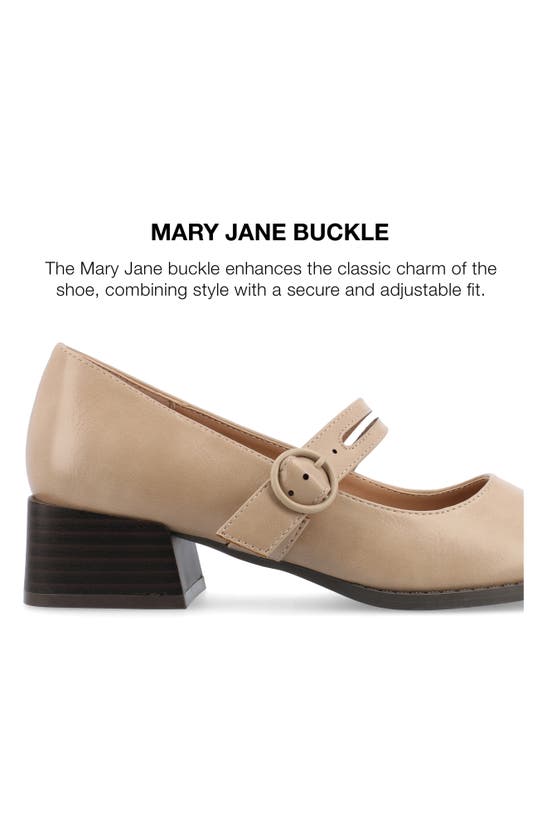 Journee Collection Savvi Mary Jane Pump In Sand