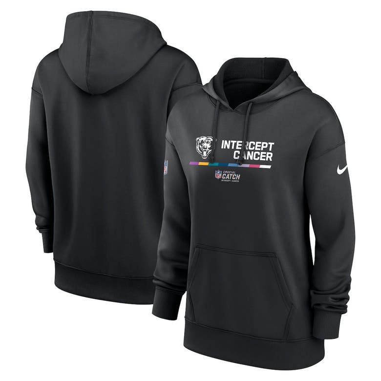 Chicago Bears Nike Side Line Therma Hoodie - Youth