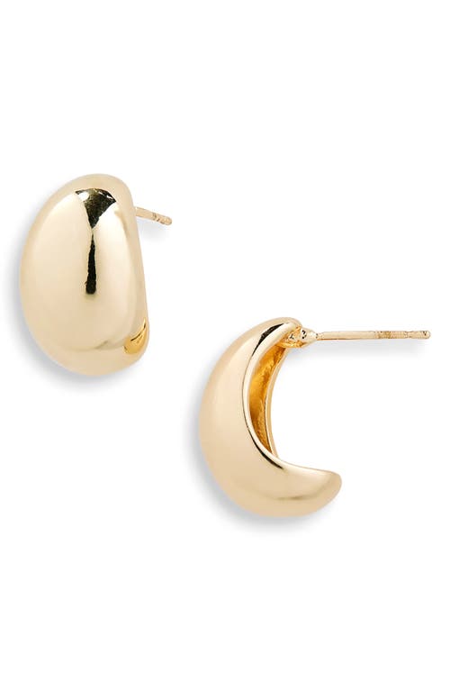 Shop Nordstrom Rack Oval Hoop Earrings In Gold