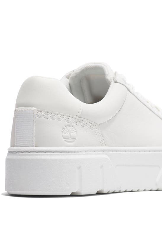 Shop Timberland Laurel Court Platform Sneaker In White Full Grain