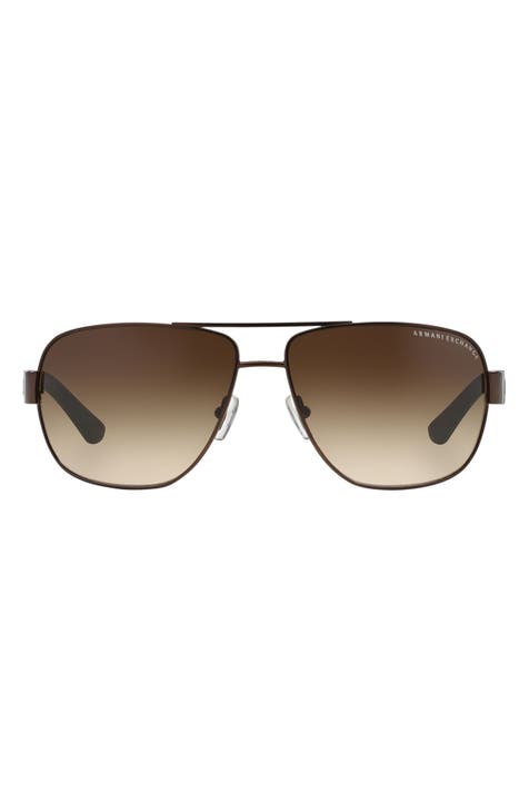 Men's Emporio Armani Aviator Sunglasses | Nordstrom