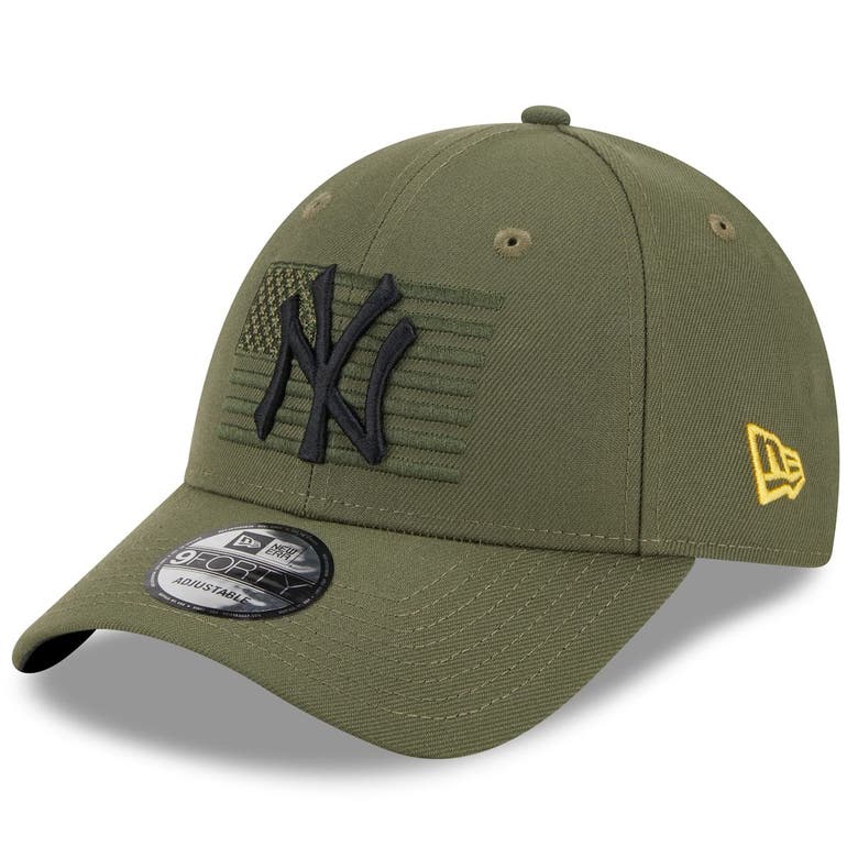 New Era Green New York Yankees 2023 Armed Forces Day 9forty Adjustable ...