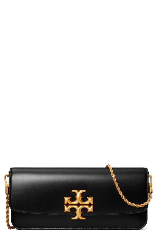 Tory Burch Eleanor Leather Clutch in Black at Nordstrom