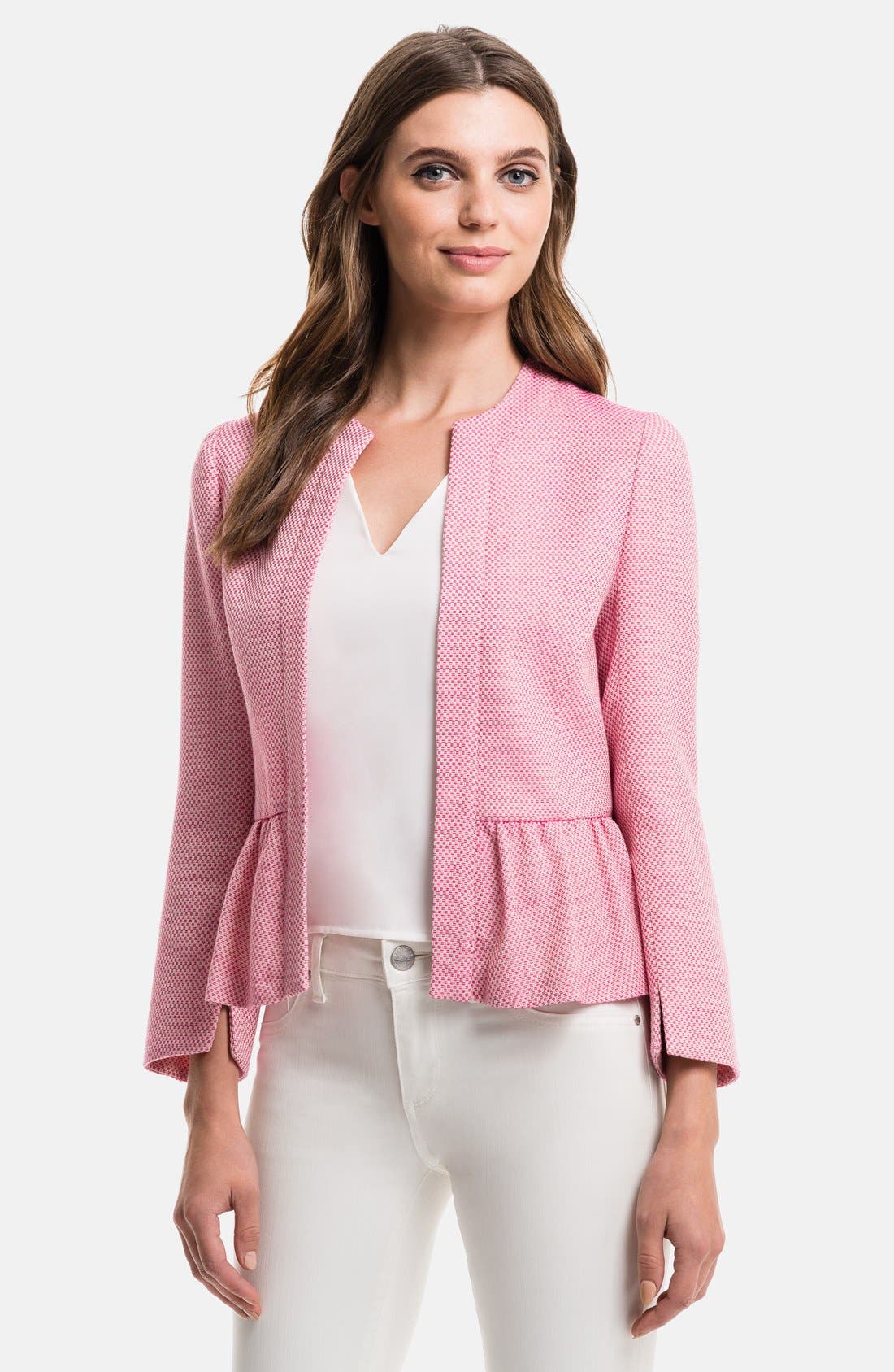 1.STATE Pink Tweed Jacket Nordstrom