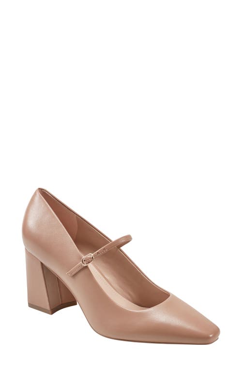 Shop Marc Fisher Ltd Vanderly Mary Jane Pump In Light Natural