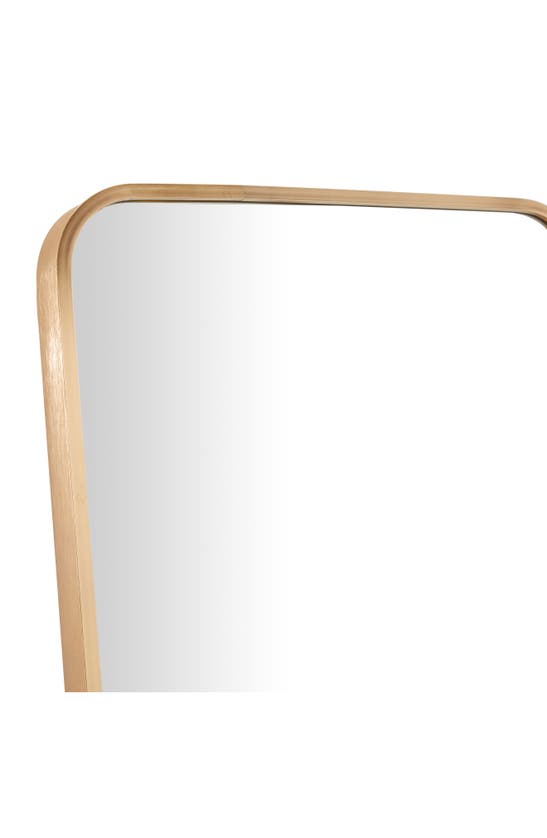 Shop Cosmo By Cosmopolitan Rectangle Wall Mirror In Gold
