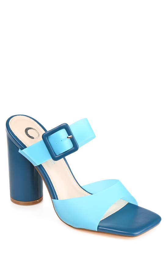 Journee Collection Tru Comfort Foam Pump In Blue
