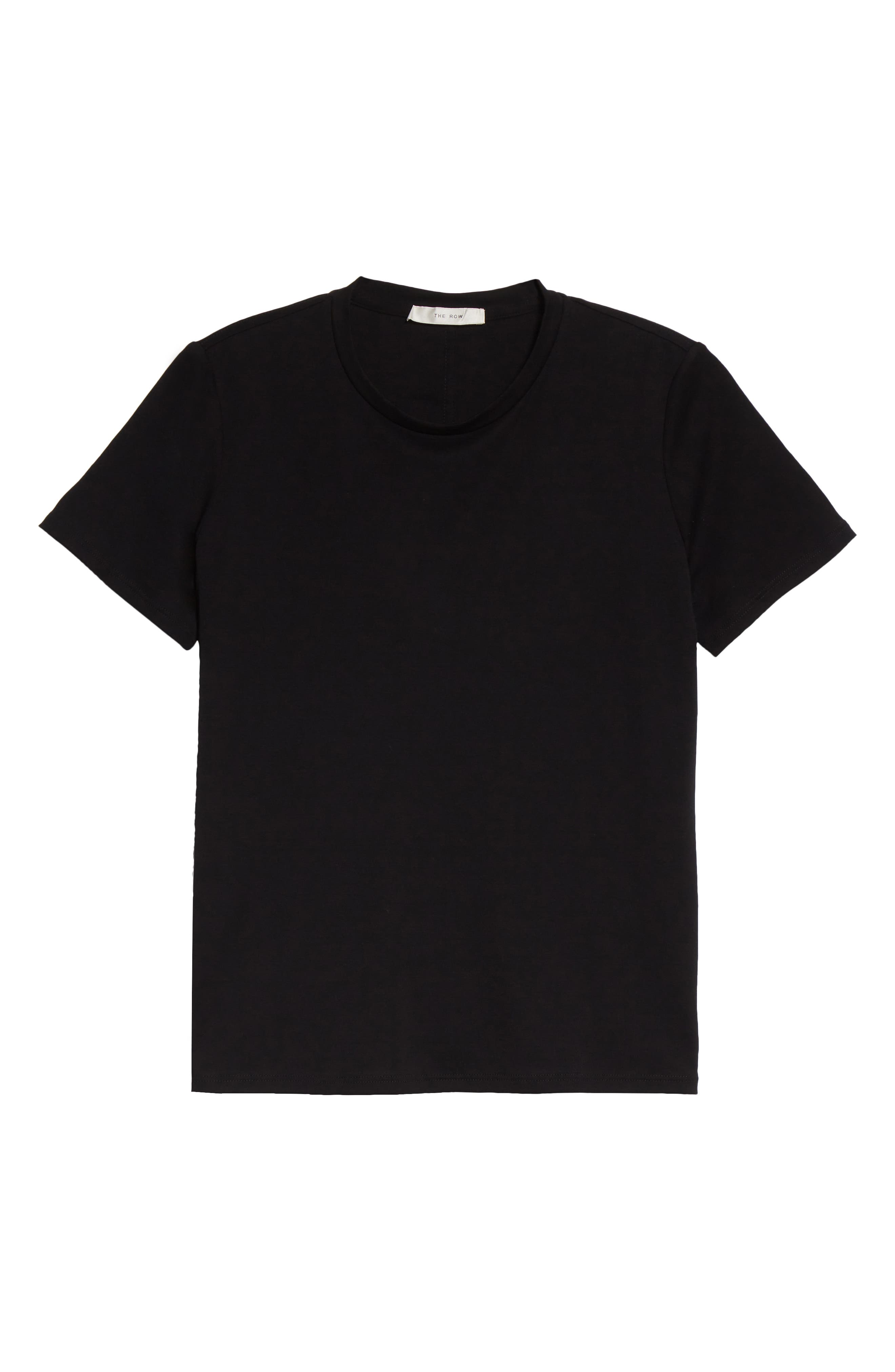 The Row Wesler Cotton Jersey T-Shirt in Blk-Black at Nordstrom, Size Medium