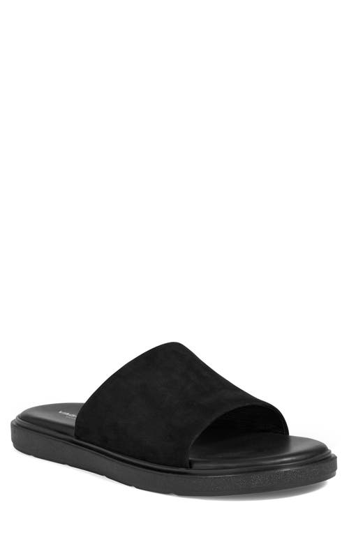 Mason Slide Sandal in Black